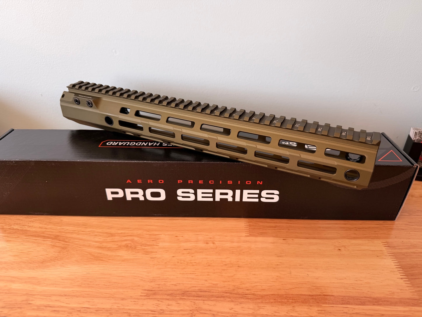 13.5" MOD 4 M-LOK HANDGUARD OD GREEN ANODIZED