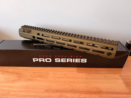 13.5" MOD 4 M-LOK HANDGUARD OD GREEN ANODIZED
